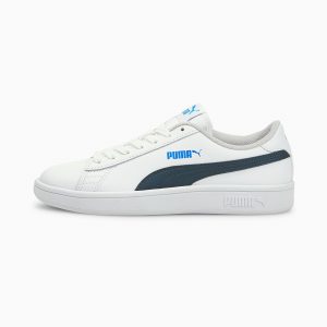 Puma Smash v2 Youth Weiß/Blau (365170-30)