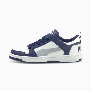 Puma Rebound Lay Up Lo SL Blau/Grau/Weiß (369866-13)