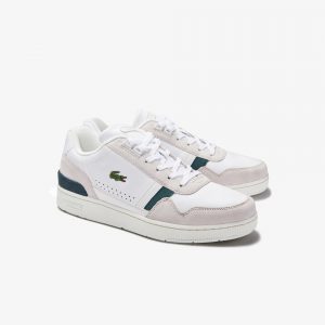 Lacoste Herren-Sneakers T-CLIP Weiss (40SMA0013-1Y5)