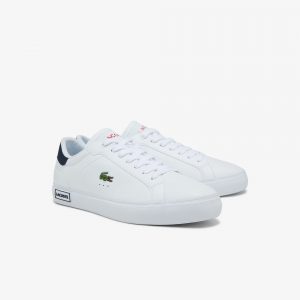 Lacoste Herren-Sneakers POWERCOURT Weiss (41SMA0028-407)