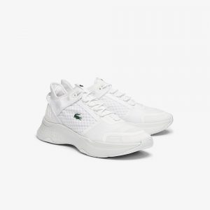 Lacoste Herren-Sneakers COURT-DRIVE Weiss (41SMA0047-21G)