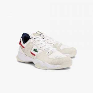 Lacoste Herren-Sneakers T-POINT Weiss (41SMA0101-407)