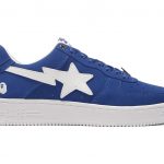A Bathing Ape Bape Sta Low Blue Suede