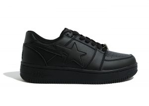 A Bathing Ape Bape Sta Low Triple Black