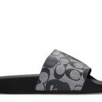 A Bathing Ape Slide Coach Black Grey