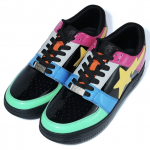 A Bathing Ape Bapesta Low Crazy Black