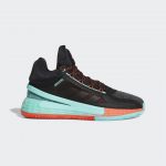 adidas D Rose 11 Basketballschuh Core Black / Bright Red / Acid Mint (FZ4407)