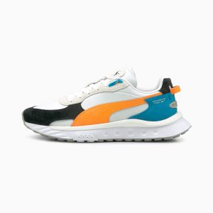 Puma Wild Rider Rollin‘  Weiß/Orange (381517-03)