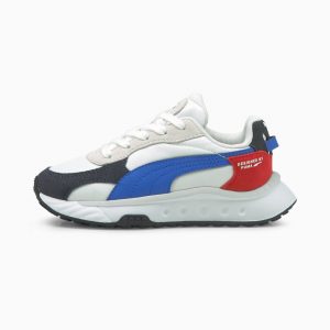 Puma Wild Rider Rollin‘ für Kinder  Schwarz/Weiß (382029-03)