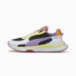 Puma Wild Rider Romero Britto  Weiß/Grün/Gelb (381097-01)