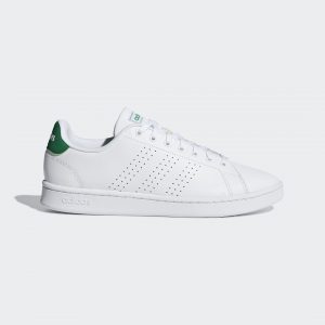 adidas Advantage Schuh Cloud White / Cloud White / Green (F36424)