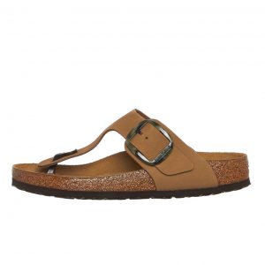 Birkenstock W Gizeh Big Buckle Nubuck Mud Green (1018406)