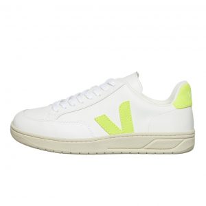 Veja V-12 WMN Extra White / Jaune Fluo (XDW022649)