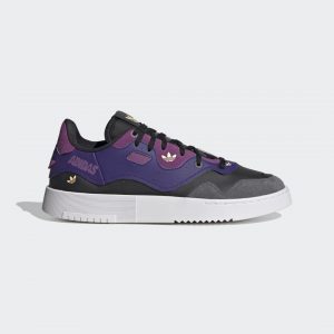 adidas Supercourt XX Schuh Core Black / Collegiate Purple / Cloud White (FX5765)