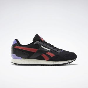 Reebok Royal Glide Ripple Clip Black / Mars Red / Collegiate Burgundy (FZ0190)