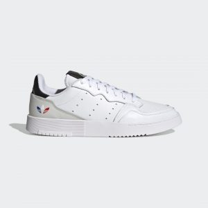 adidas Supercourt Schuh Cloud White / Red / Bold Blue (GW2535)