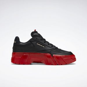 Reebok Club C Cardi B Black Red (W)