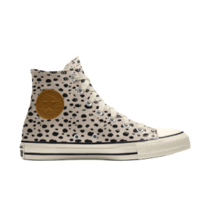 Converse Custom Leather Chuck Taylor All Star High Top White White (156574CSP21_leopard)