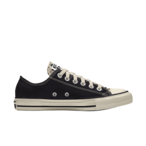 Converse Custom Leather Chuck Taylor All Star Low Top Black Black (156576CSP21_black)