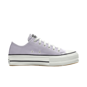 Converse Custom Leather Platform Chuck Taylor All Star Low Top Lilac (568162CSP21_lilac)