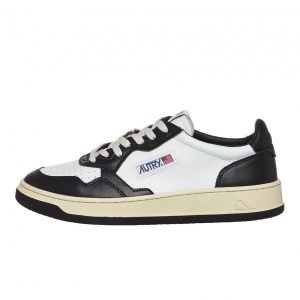 Autry Medalist Low White / Black (AULMWB01)