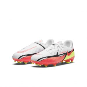 Nike Jr. Phantom GT2 Academy MG Fußballschuh für verschiedene Böden für jüngere/ältere Weiß (DC0812-167)