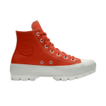 Converse Custom Lugged Leather Chuck Taylor All Star High Top Red Red (570634CSP21_poppy)