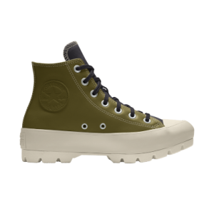 Converse Custom Lugged Leather Chuck Taylor All Star High Top Green Green (570634CSP21_moss)