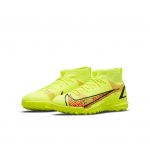Nike Jr. Mercurial Superfly 8 Academy TF Fußballschuh für Kunstrasen für jüngere/ältere Gelb (CV0789-760)