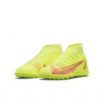 Nike Jr. Mercurial Superfly 8 Club TF Fußballschuh für Kunstrasen für jüngere/ältere Gelb (CV0795-760)
