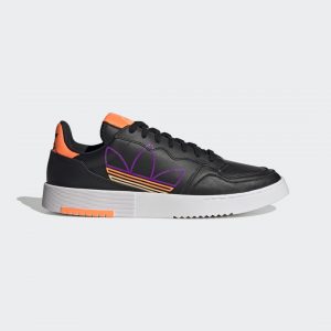 adidas Supercourt Schuh Core Black / Ultra Purple / Cloud White (FX5705)