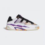 adidas Niteball Schuh Cloud White / Core Black / Active Purple (S24138)