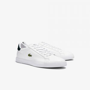 Lacoste Herren-Sneakers LEROND PLUS Weiss (41CMA0056-1R5)