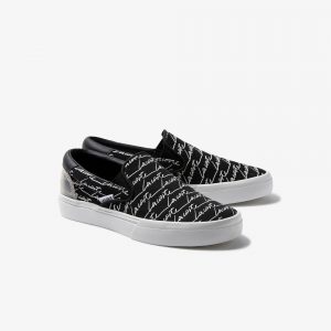 Lacoste Damen-Sneakers SERVE SLIP Schwarz (42CFA0007-454)