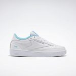Reebok Club C 85 White / White / Neon Blue (FV1096)