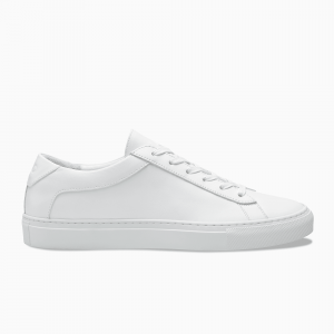 KOIO Women’s Low Top Triple White White Leather Capri White (CATW)