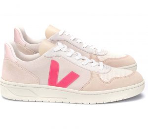 Veja V-10 Suede Damen Sneaker pink (VX032188)