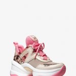 Michael Kors Zweifarbiger Sneaker Olympia  Pink Shell Multi (43T1OLFS1E)