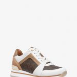 Michael Kors Sneaker Billie  Op Wht/braun (43T9BIFS1L)
