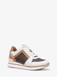 Michael Kors Sneaker Billie  Op Wht/braun (43T9BIFS1L)
