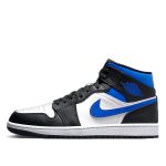 Air Jordan  1 Mid Black White Royal Blue (2021) (554724-140)
