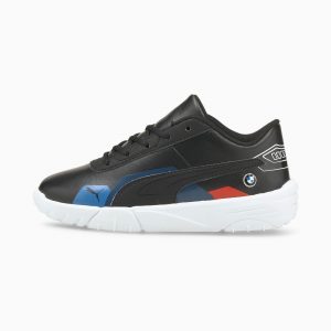 Puma BMW M Motorsport Drift Cat Delta Kinder Motorsportschuhe Schwarz/Weiß (306900-01)