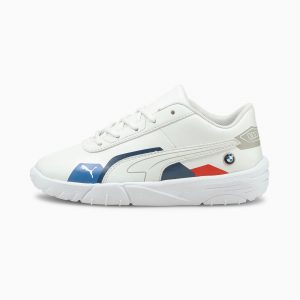 Puma BMW M Motorsport Drift Cat Delta Kinder Motorsportschuhe Weiß (306900-02)