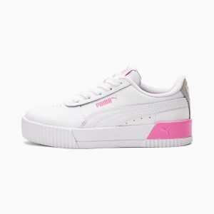 Puma Carina L Mädchen Weiß/Rosa (370678-26)