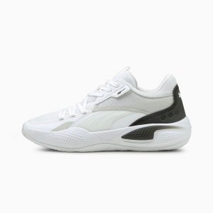 Puma Court Rider I Basketballschuhe Weiß/Schwarz (195634-03)