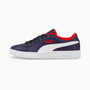 Puma Smash v2 Youth Blau/Rot/Weiß (365170-13)
