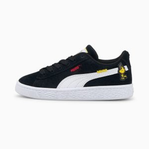 Puma x PEANUTS Suede Classic XXI Kinder  Schwarz/Weiß (380934-01)