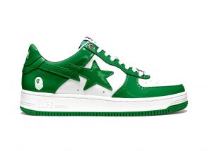 A Bathing Ape Bape Sta Low Green