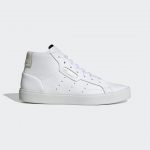 adidas  Sleek Mid Schuh Cloud White / Cloud White / Crystal White (EE4726)