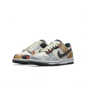 Nike Dunk Low SE Multi Camo (GS) (2021) (DB1909-100)